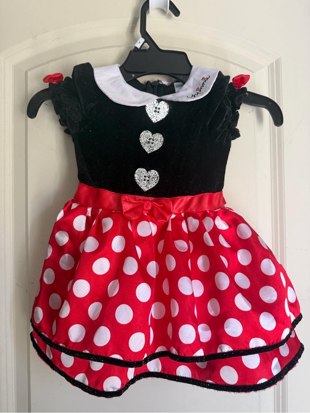 Minnie Mouse Costume Dress Up Little Girls Dress Mickey & Friends 12/18 Months
